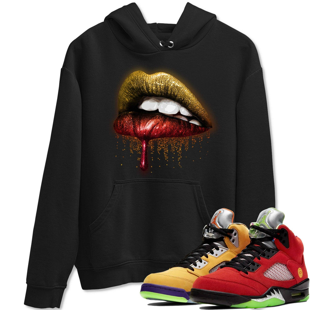 Dripping Lips Match Hoodie | What The