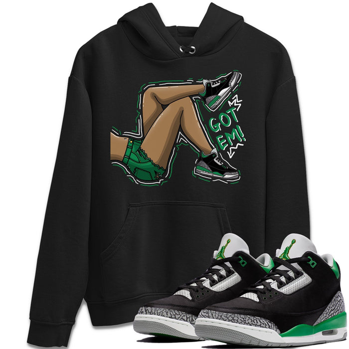 Got Em Legs Match Hoodie | Pine Green