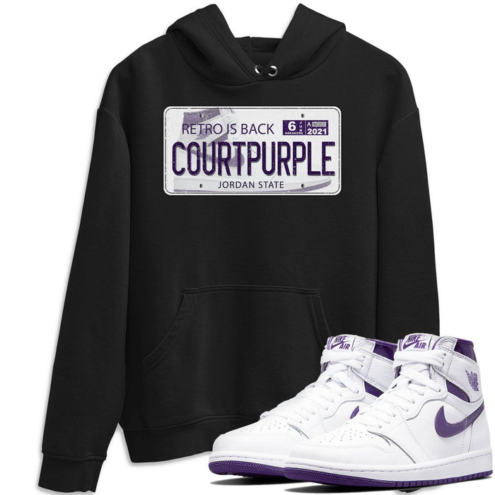 J Plate Match Hoodie | WMNS Court Purple