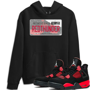 J Plate Match Hoodie | Red Thunder