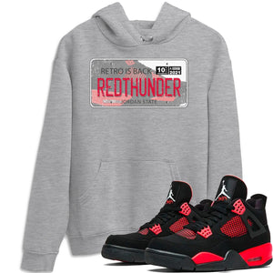 J Plate Match Hoodie | Red Thunder