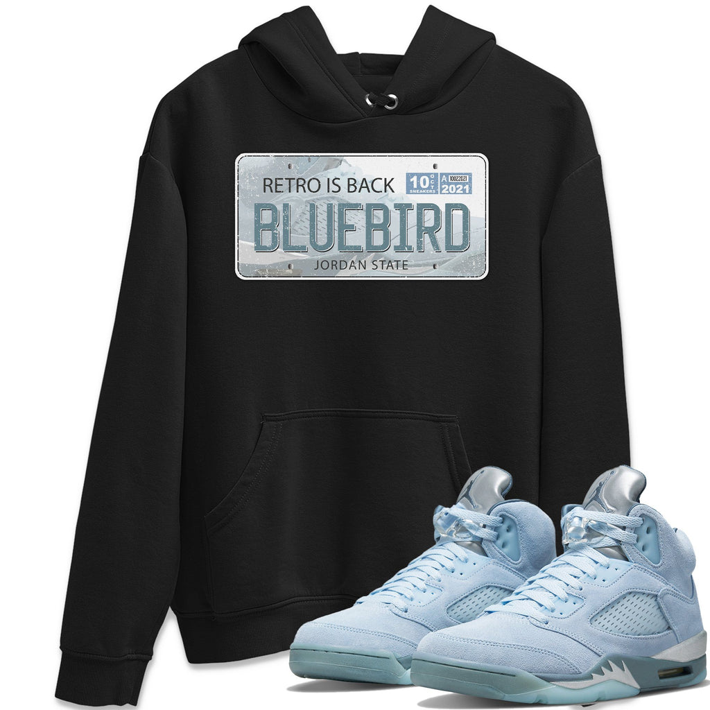 J Plate Match Hoodie | Blue Bird