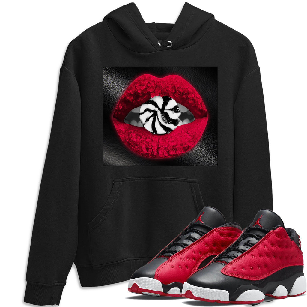 Lips Candy Match Hoodie | Very Berry