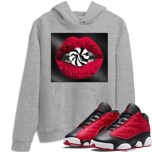 Lips Candy Match Hoodie | Very Berry