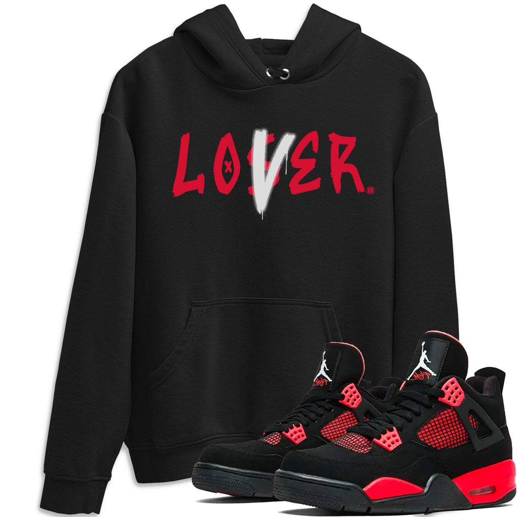 Loser Lover Match Hoodie | Red Thunder