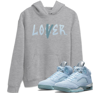 Lover Lover Match Hoodie | Blue Bird