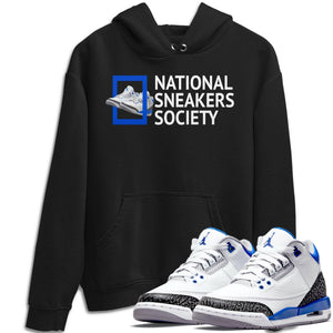 National Sneakers Match Hoodie | Racer Blue