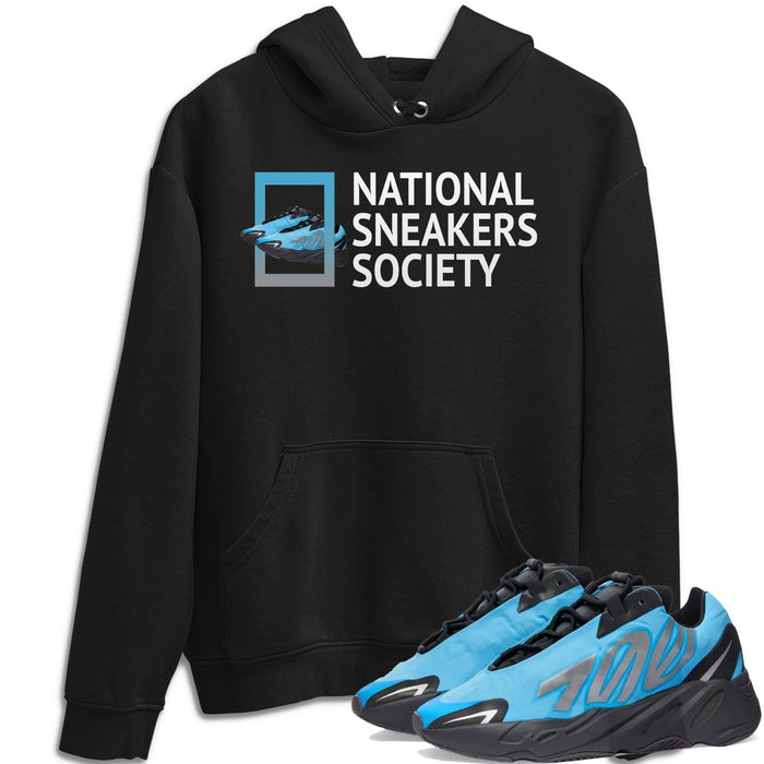 National Sneakers Match Hoodie | Bright Cyan