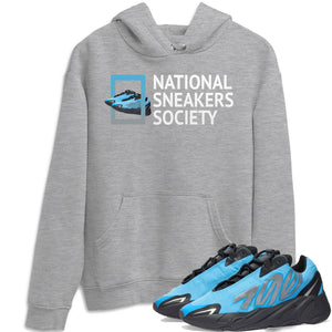 National Sneakers Match Hoodie | Bright Cyan