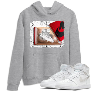 New Kicks Match Hoodie | Neutral Grey