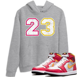 Number 23 Match Hoodie | Light Fusion Red