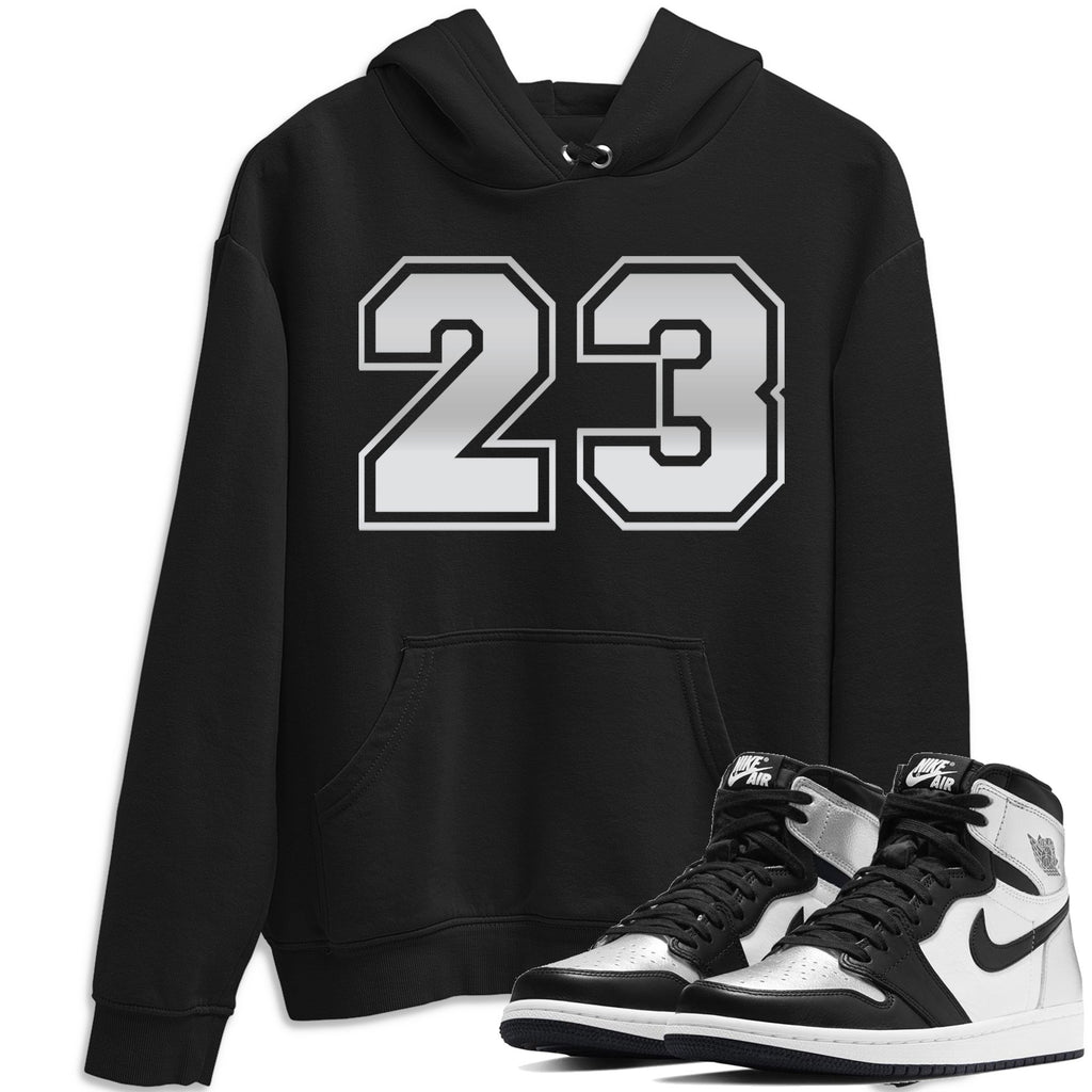 Number 23 Match Hoodie | Silver Toe