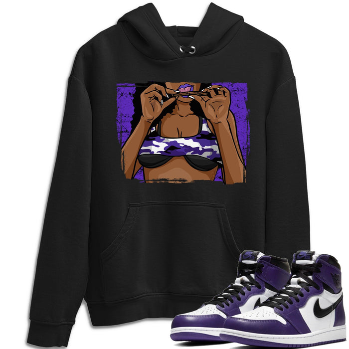 Roll Up Match Hoodie | Court Purple