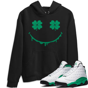 Smiley Face Match Hoodie | Lucky Green