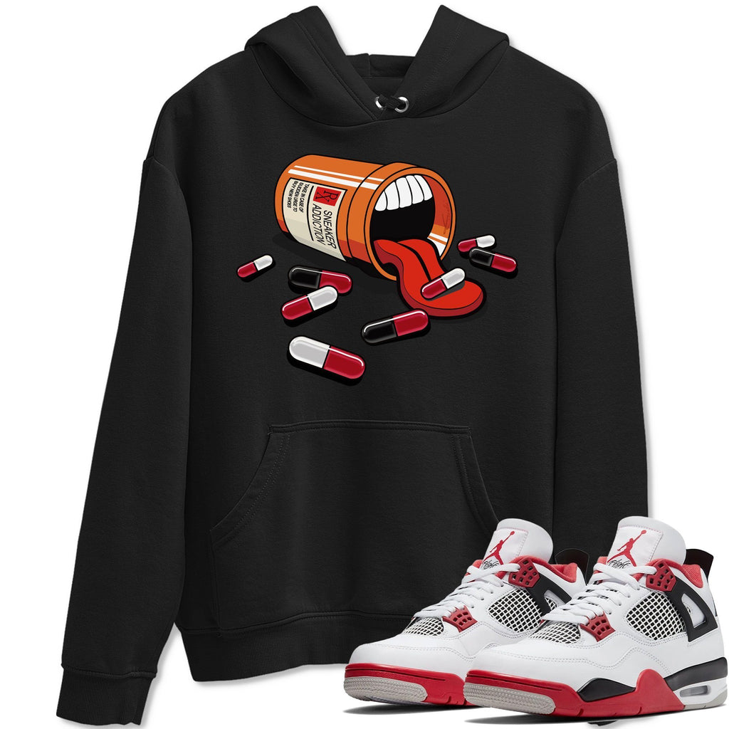 Sneaker Addiction Match Hoodie | Fire Red
