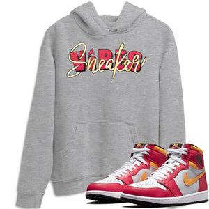 Sneaker Vibes Match Hoodie | Light Fusion Red