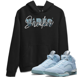 Sneaker Vibes Match Hoodie | Blue Bird