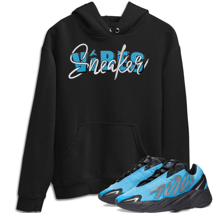 Sneaker Vibes Match Hoodie | Bright Cyan