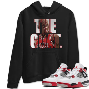 The Goat Match Hoodie | Fire Red