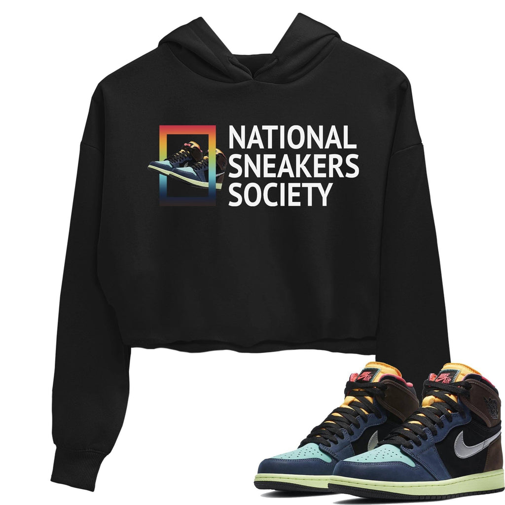 National Sneakers Match Crop Hoodie | Bio Hack