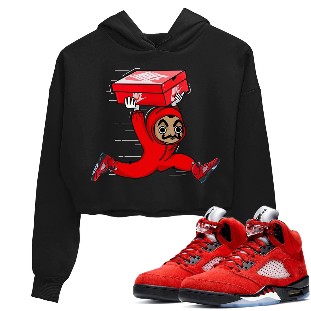 Sneaker Heist Match Crop Hoodie | Raging Bull