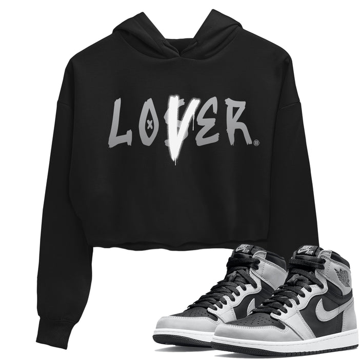 Loser Lover Match Crop Hoodie | Shadow 2.0