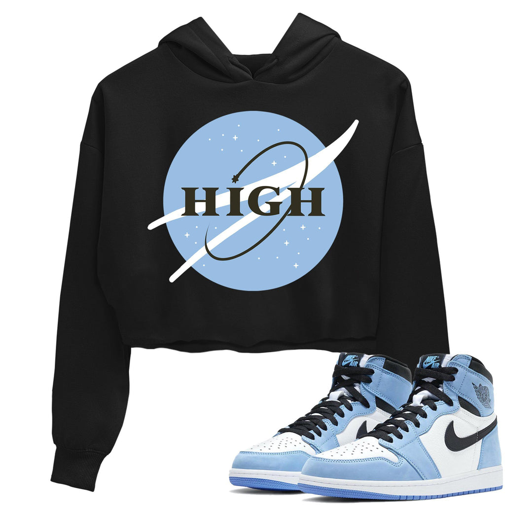High Match Crop Hoodie | University Blue