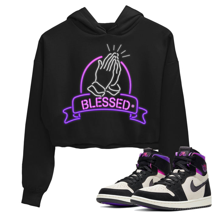 Blessed Match Crop Hoodie | Zoom Comfort Psg