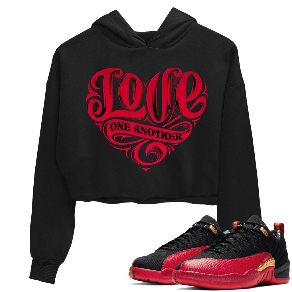 Love One Another Match Crop Hoodie | Super Bowl
