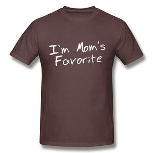 I'm Mom's Favorite Graphic Novelty Sarcastic Funny T Shirt