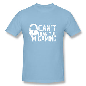 Can't Hear You I'm Gaming Headset Graphic Video Games Gamer Gift Funny T Shirt